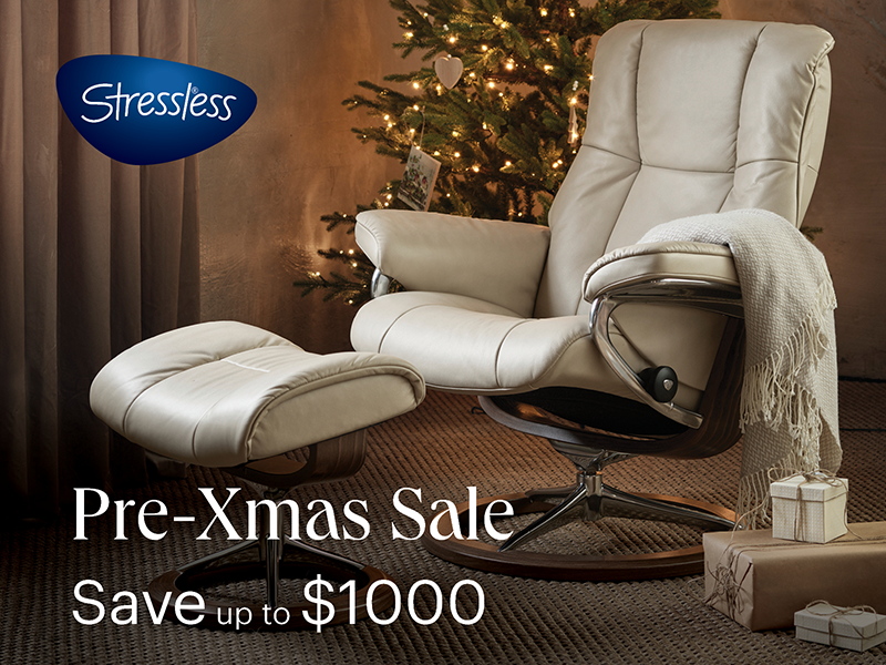 Pre-Xmas Sale on Stressless Recliners